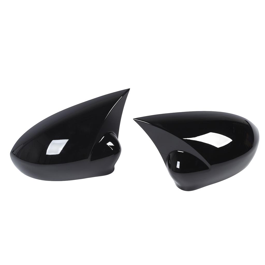 Side Mirror Cap Cover 735417229 Glossy Black Rearview Wing Mirror Cover for Grande Punto DAL EVO DAL