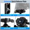 SIRUI Professional 40mm Ball Head with Panoramic CNC Aluminum Alloy Compatible with DSLRs and with Quick Release Maximum Load Capacity of 40kg AM-40