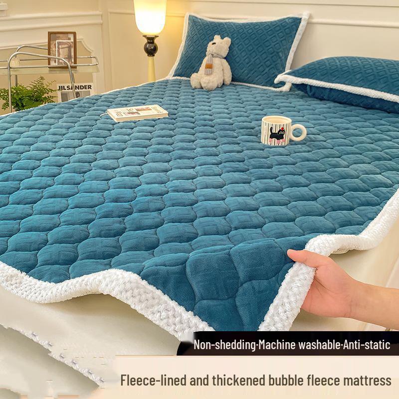 LISM Молочный бархат Зимний теплый наматрасник