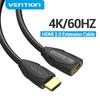 Vention HDMI Extender HDMI Male To Female 4K HDMI 2.0 Extension Cable for HDTV Nintend Switch PS4 Projector HDMI Extension Cable