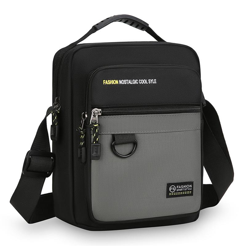 Мужская наплечная сумка Новая повседневная мужская сумка Водонепроницаемая уличная многофункциональная сумка через плечо CLE