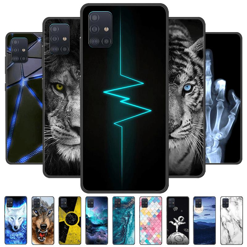For Samsung A71 4G 5G Case A715F A716F Shockproof Silicone Phone Cover For Samsung Galaxy A Quantum Cases A716N Bumper Shells