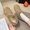 Зимние хлопковые туфли женские мягкая подошва мягкая поверхность бархат теплые снежные мамины туфли на одном ходу тканевые туфли