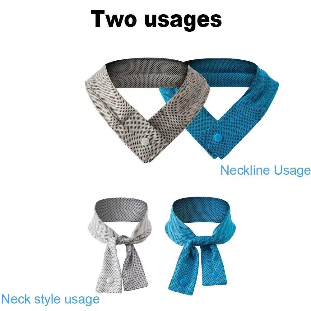 Neck Wraps Cooling Ice Scarf Quick Drying Cooling Neck Wraps Breathable Sports Headscarf  for Beach