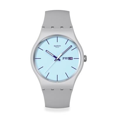 Часы BLUEBERRY SKY SO29M702 Серые [Swatch]
