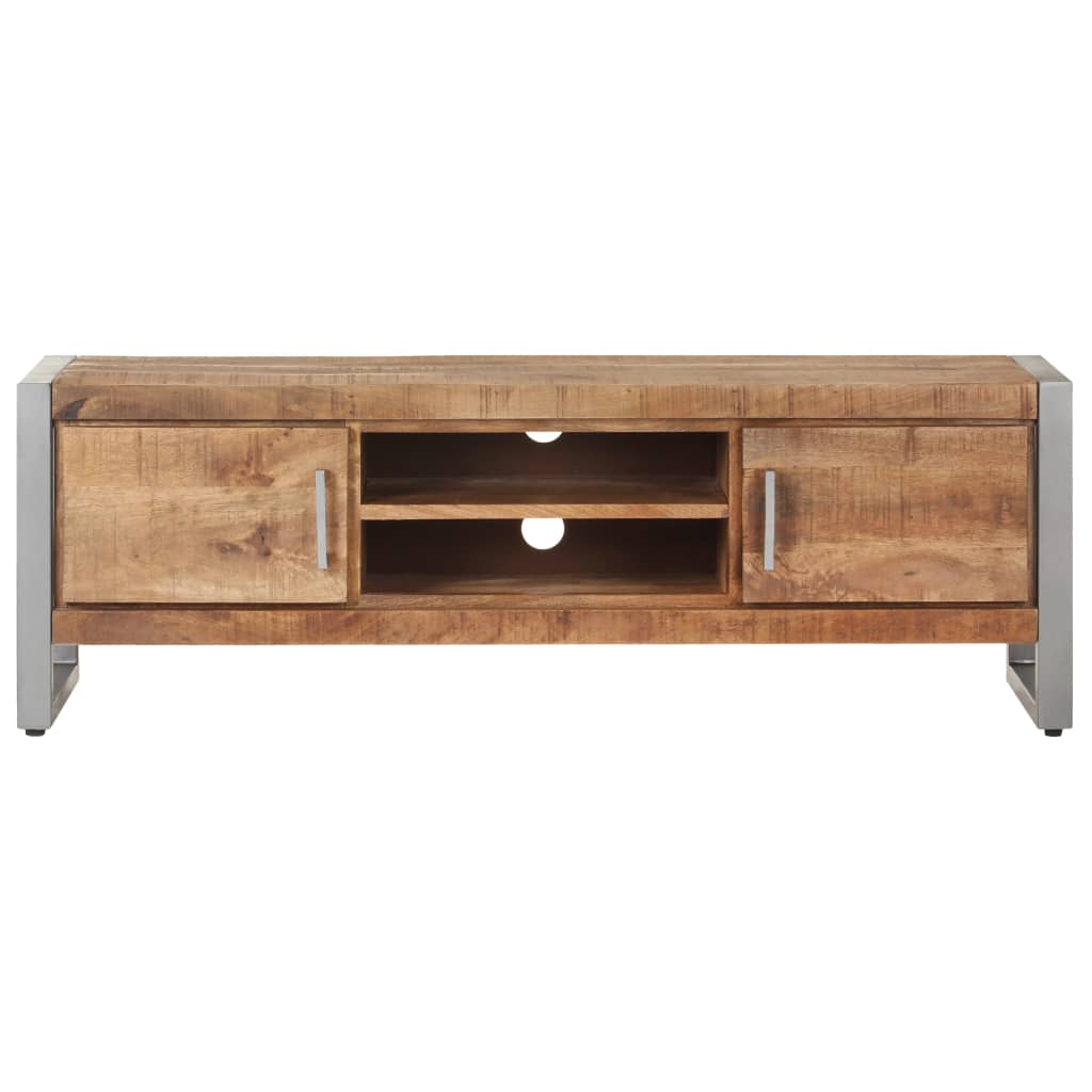 TV Stand 120 x 30 x 40 cm Rough Mango Wood