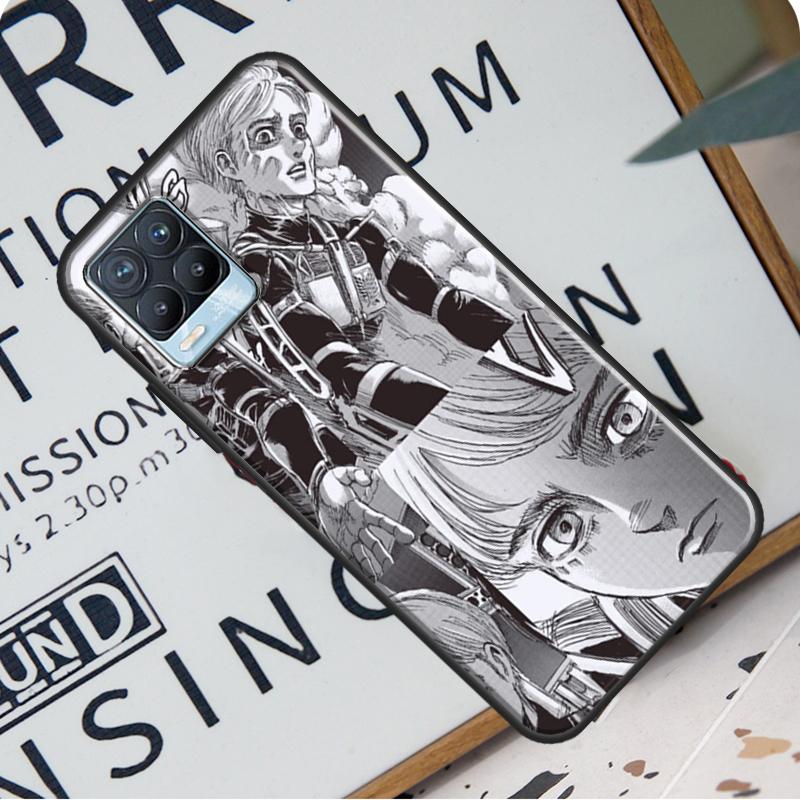 Чехол для телефона Armin Arlert Attack on Titan для OnePlus 9 Pro 8T 9R Nord 2 для Realme 6 7 8 Pro 8i GT Master GT Neo 2 C21