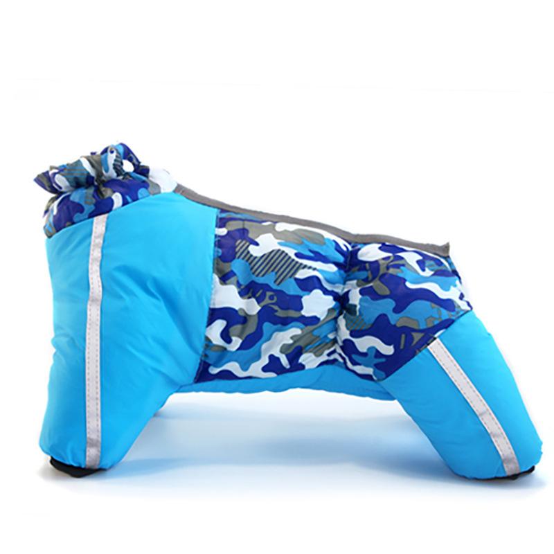 Pet Waterproof Jacket Autumn/ Winter Dog Cat Camouflage Cotton Padded Clothes and Cold Proof Big Dog Coat Jacket Four Leg