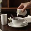 Needle Nosed Cups White Ceramic Milk Jar Coffee Milks Cup Milk Jug Saucepan Sauce Cup Coffeeware Milks Pot Seasoning Pots