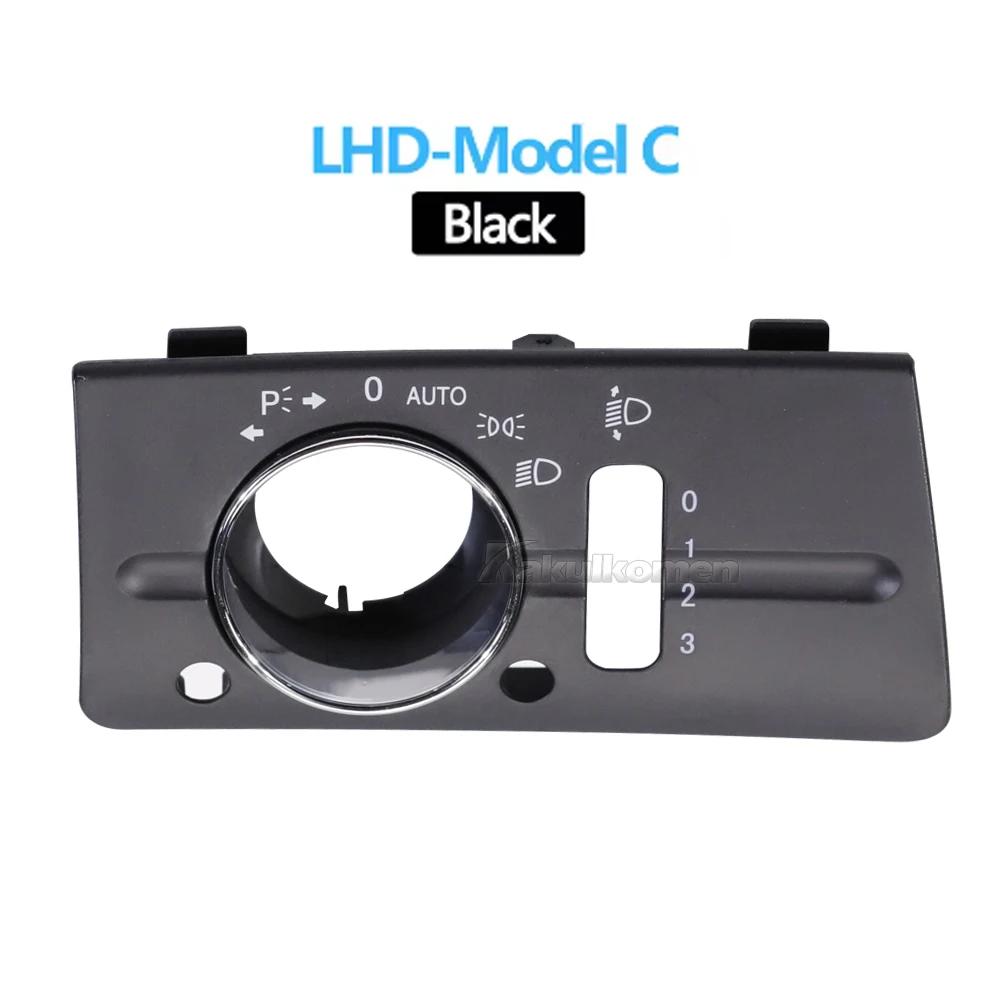 LHD Car Black Front Left Dashboard Headlight Switch Cover Trim For Mercedes Benz W211 E Class 320 350 550 2003 2004 2005-2008