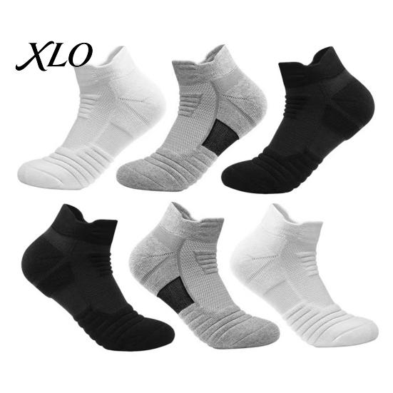Moisture Wicking Fitness Socks Men Sports Socks, Athletic Cushioned Crew for Running Basketball Sturdy Exercise And Outdoor Training, Breathable
