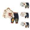Kids Casual Long-Sleeve Set, Comfortable Daily Wear Outfits