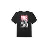 Vans Alphabet Print Short Sleeve T-Shirt Unisex Tops Black VN0A4MM5BLK