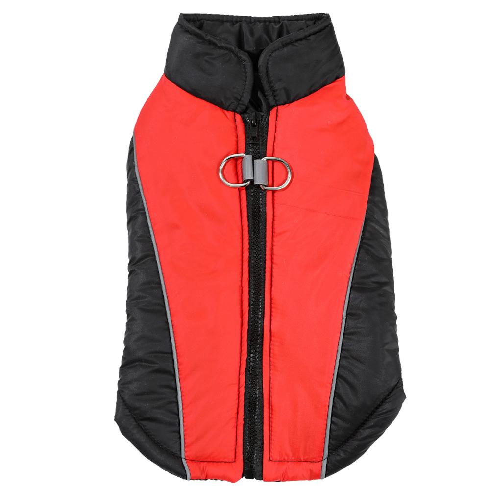 Winter Dog Clothes Reflective Waterproof Pet Jacket Vest For Small Medium Dogs Cat Chihuahua Coat With D-ring Pug Teddy Outfits