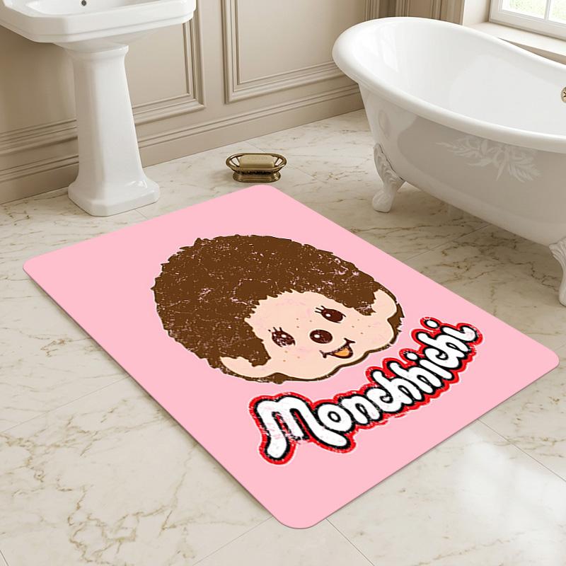 Monchhichi Friends Living Room Nonslip Area Rug Soft Carpet For Bedroom Game Playroom Sofa Office Home Decor Doormat Christmas Gift C926532