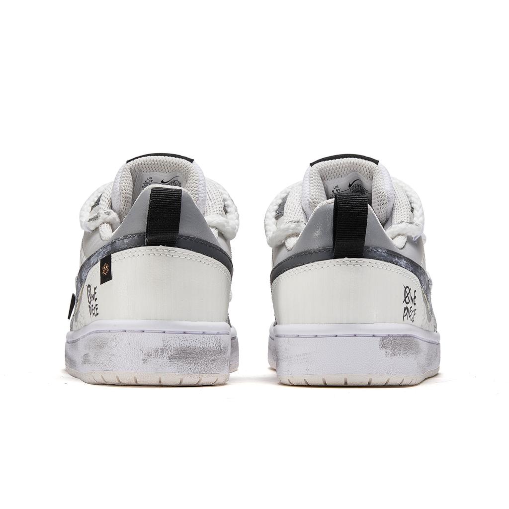 Nike Кроссовки Court Borough 2 Nautical Storm с амортизацией, износостойкие, низкие, для скейтборда, женские, серые FJ7692-191(Team177--КОРОБКА)