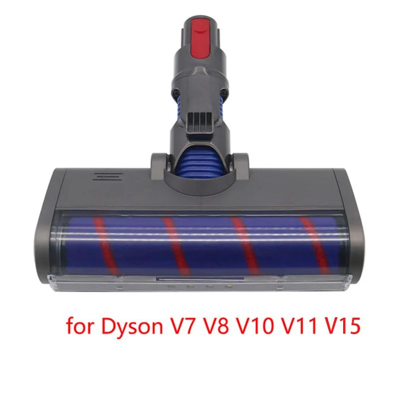 Моторизованная насадка-щетка для пола для пылесосов Dyson V6 V8 V7 V10 V11 V10Slim V12 Detect Slim, мягкая роликовая щетка