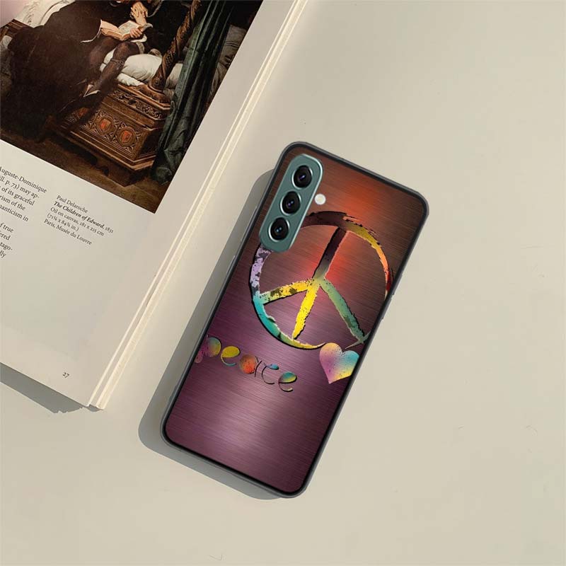 Hippie Peace Bus and Sunflower Phone Case for Samsung A54 A14 A24 A34 A17 A37 A57 A55 A35 A25 A15 A07 A05S A04S A12 A22 A32 A52S
