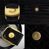 Salvatore Ferragamo Vala Handbag AQ-21 8252 2WAYShoulder black/gold Embossed Leather Women Used