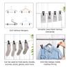 24-Piece Multi-Functional Clothes Clips Finger-Style Children's Clothes Clips Clip-On Plastic Hangers Pants Hanger Clips