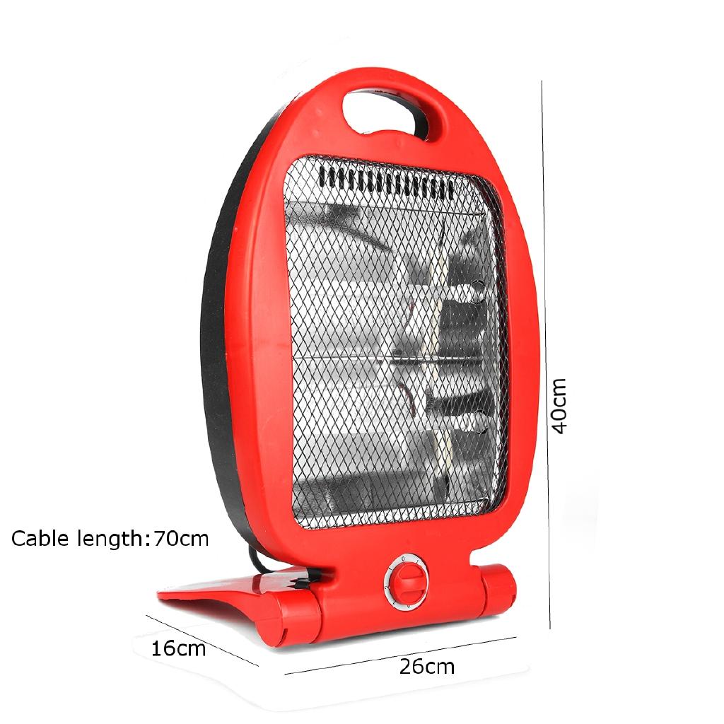 800W Adjustable Portable Electric Heaters Home Room Floor Desk Electric Fan Heater Warmer Hot Winter Electromechanical