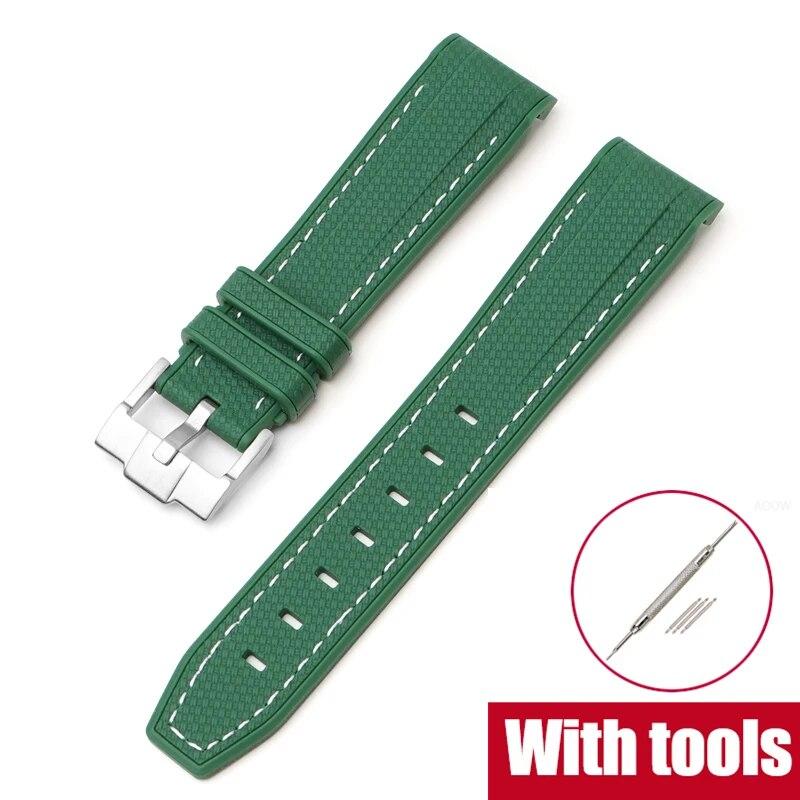 Silicone Strap for Swatch X Omega Moonswatch Stainless Steel Buckle 20mm 22mm Men Women Soft Waterproof Replace Watch Band