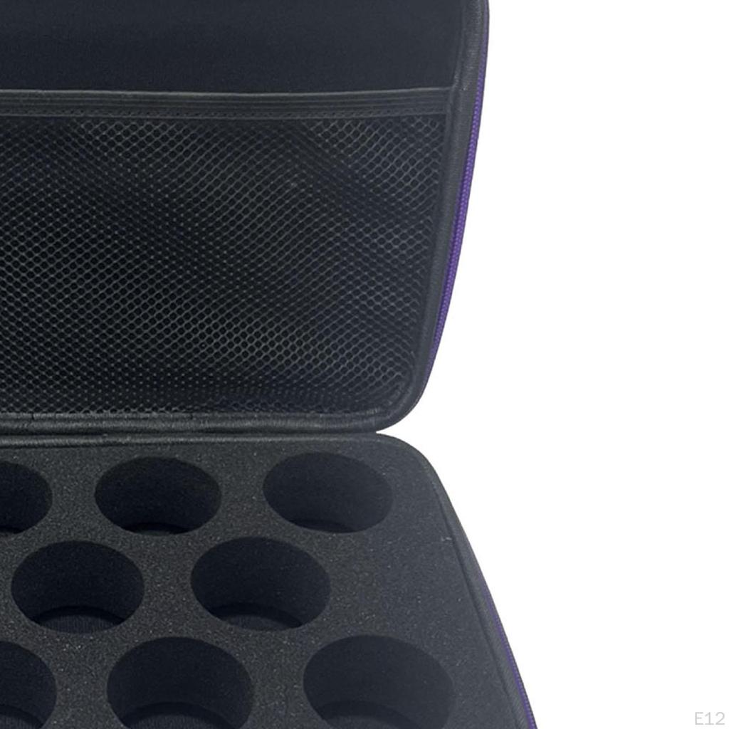 Yo Ball Organizer Case with Handle and Mesh Section for Accessories 11 Slots