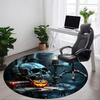 1pc Halloween Decorations Chair Carpet for Office Non-Slip,  Machine Washable Rug for Office, Room - Polyester, Machine Made Yy251029243