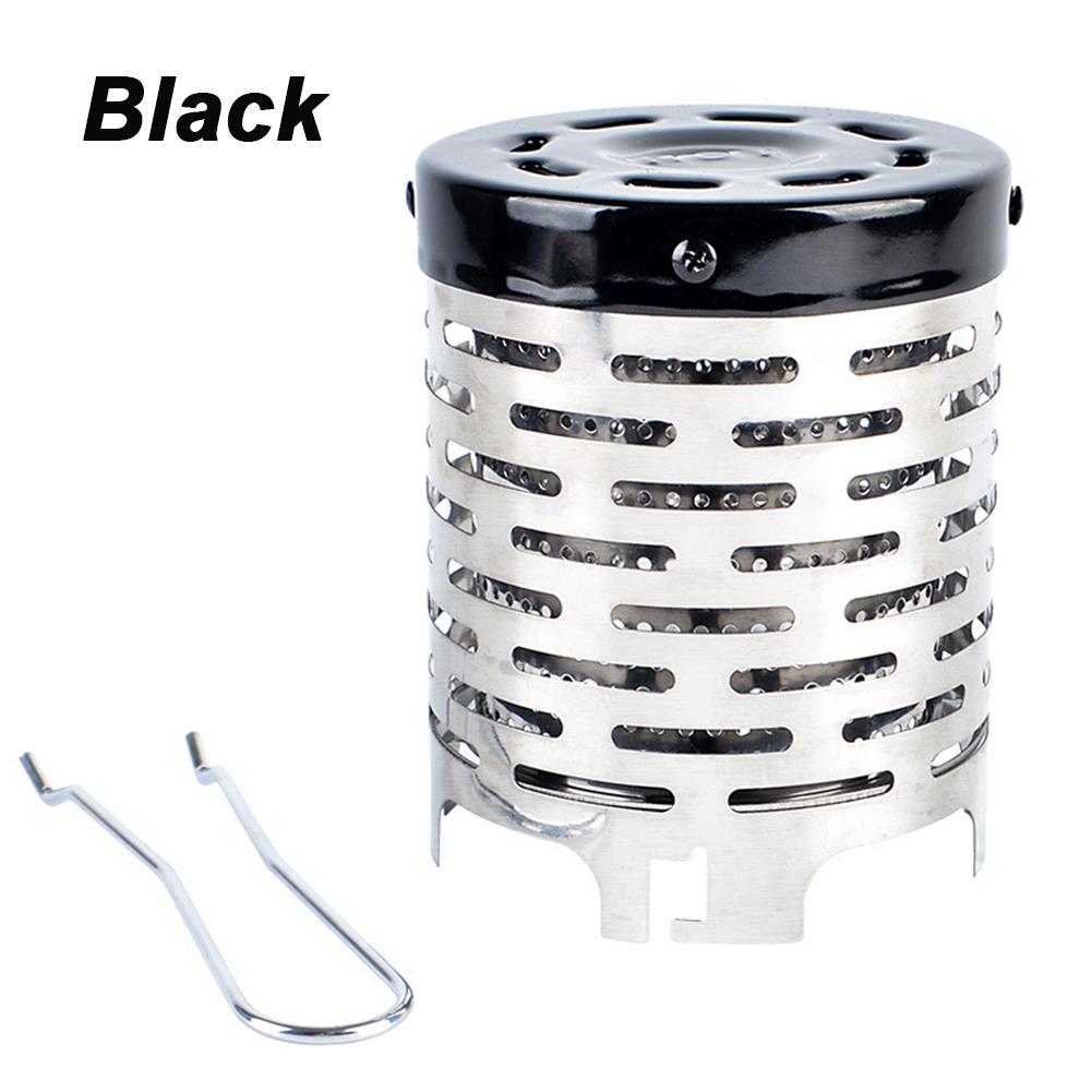 1 шт., чехол для обогрева из нержавеющей стали для кемпинга на открытом воздухе, портативная плита с ручкой, защищающей от ожогов