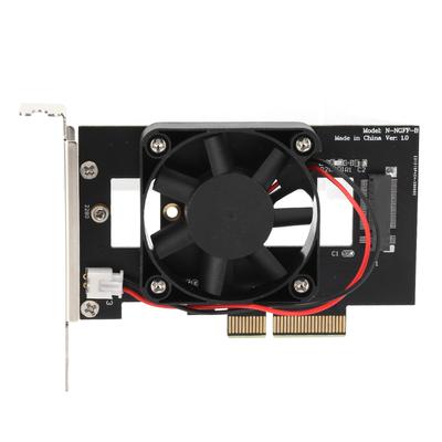 Адаптер PCIE X4 NVMe M.2 NGFF 2280 SSD с охлаждающим вентилятором для преобразования в PClE X4