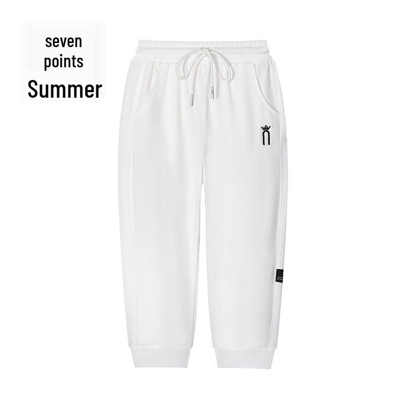 Женские укороченные летние брюки-шаровары прилегающего силуэта - стиль «петит», длина семь восьмых