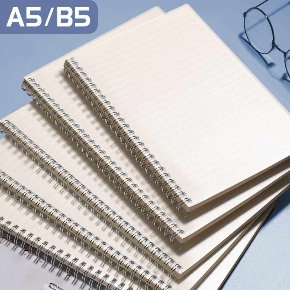 A5/B5/A4 Spiral Notebook 80Sheets Sketchbook Multifunctional Notepad  School Office Supplies
