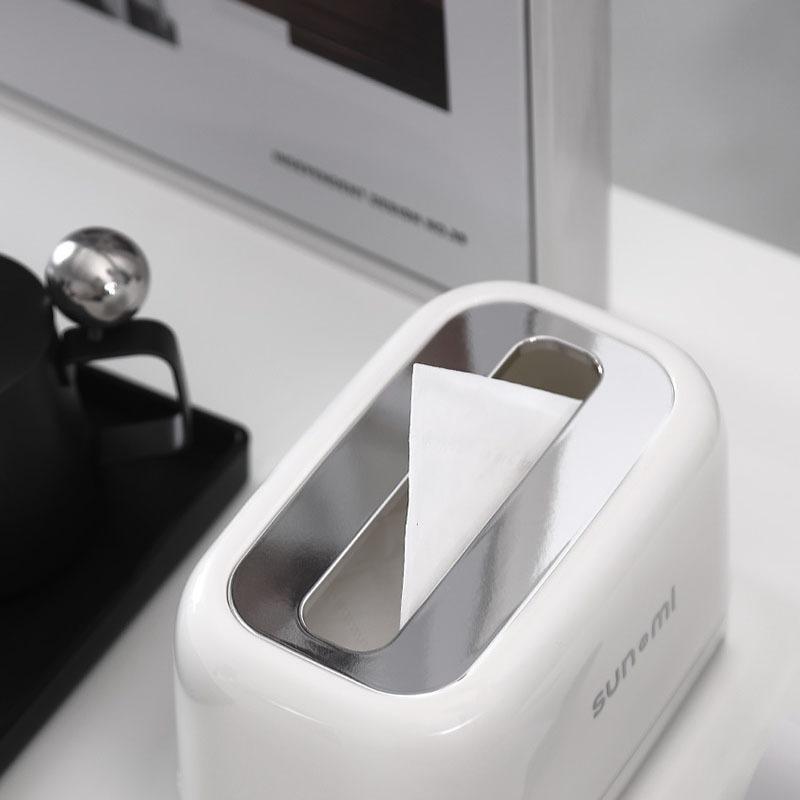 Ящик для бумаги Гостиная Столовая Креативная коробка для бумажных полотенец Бытовой чайный столик Настольный ящик для хранения разной маски