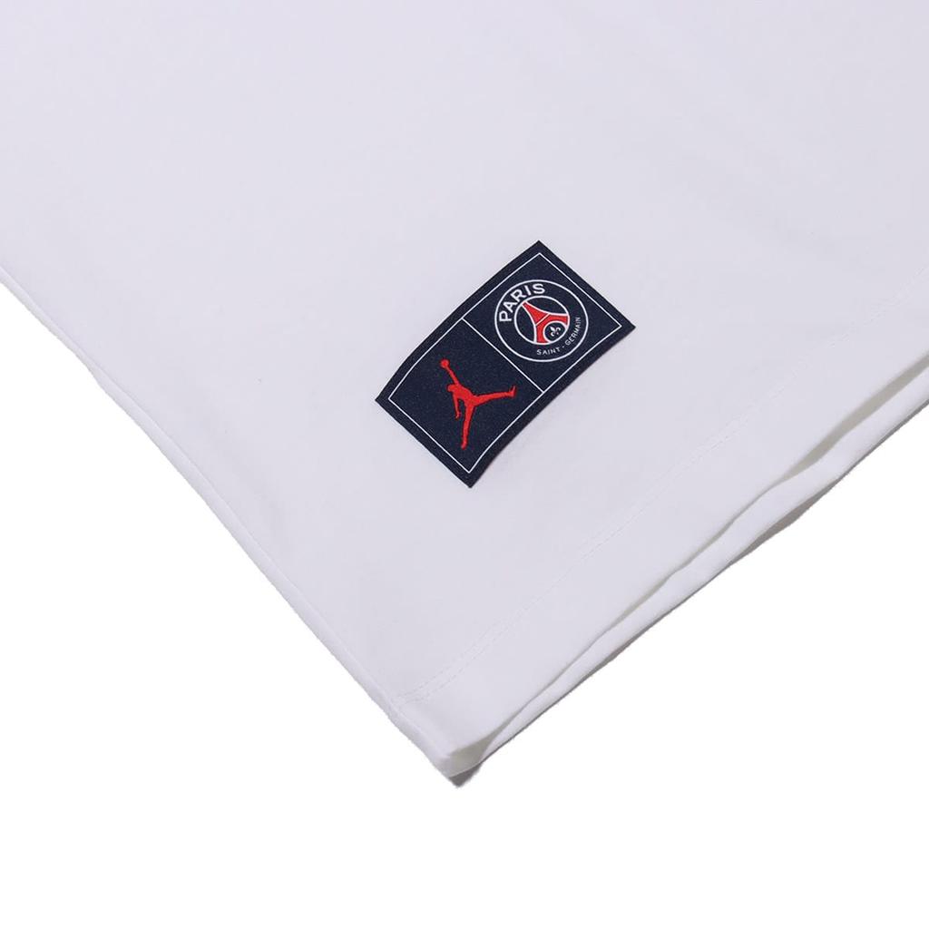 Мужская футбольная футболка с принтом Air Jordan Wordmark Paris Saint-Germain, белая DB6511-100