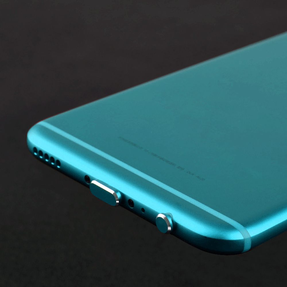 Retrieve Card Pin Charging Port Cover Metal Dust Plug for Android Phone 3.5mm Jack Micro USB