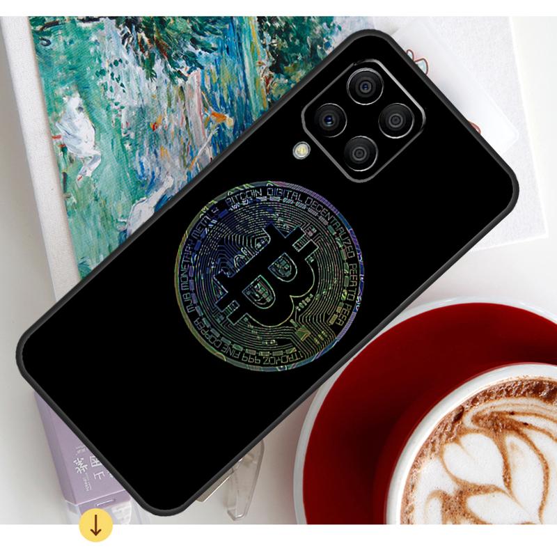 Bitcoins Coin Case For Samsung Galaxy M15 M21 M31 M55 M56 M36 M16 M06 M13 M33 M53 M12 M32 M52 M14 M34 M54