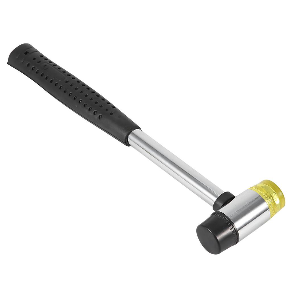 Double Face Detachable Rubber Head Hammer Leather Craft Handcraft Mallet with Steel Handle