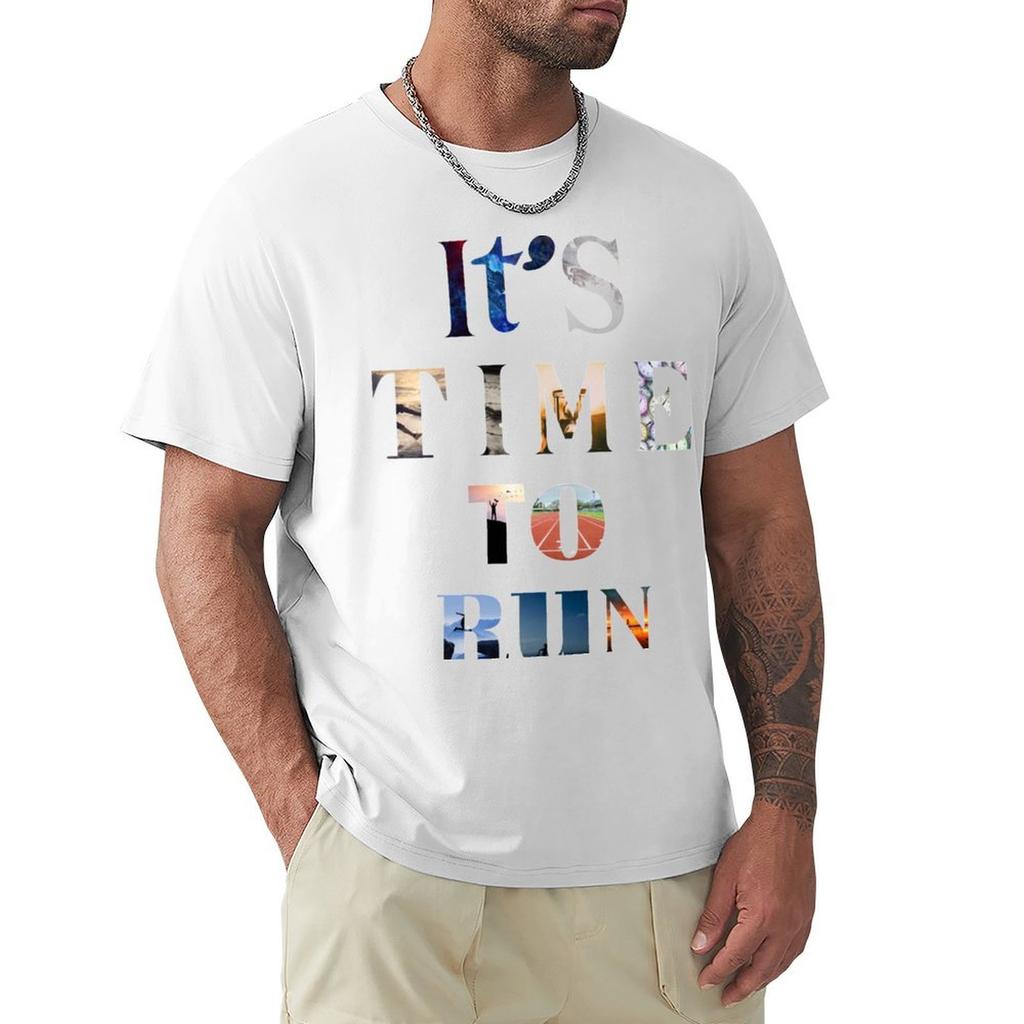it s time to run TShirt t shirts for Unisex graphic vintage TShirt