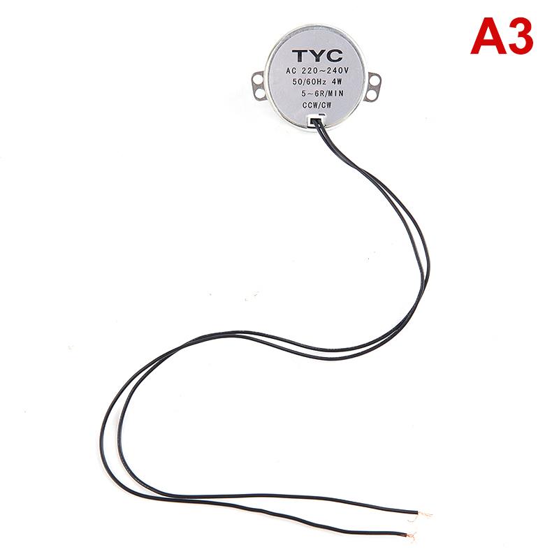 Стабильный синхронный двигатель Tyc-50, двигатель переменного тока 220–240 В, 50/60 Гц, крутящий момент 4 Вт, по часовой стрелке/по часовой стрелке