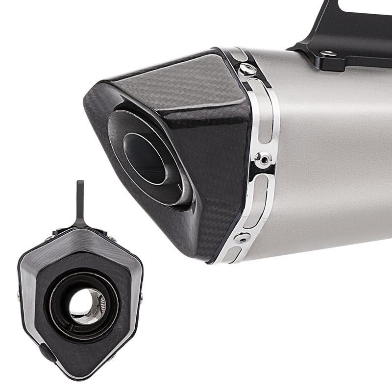 51mm Universal Exhaust Motorcycle Racing Muffler Modified Pipe for MT07 MT09 CBR500 CBR650 Z800 R25 B10 Z400 R3 R9 PCX125