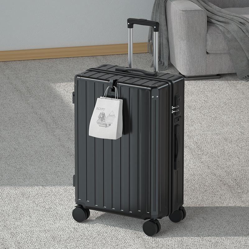 24-Inch Multifunctional Suitcase with Universal Wheels and New Lock System