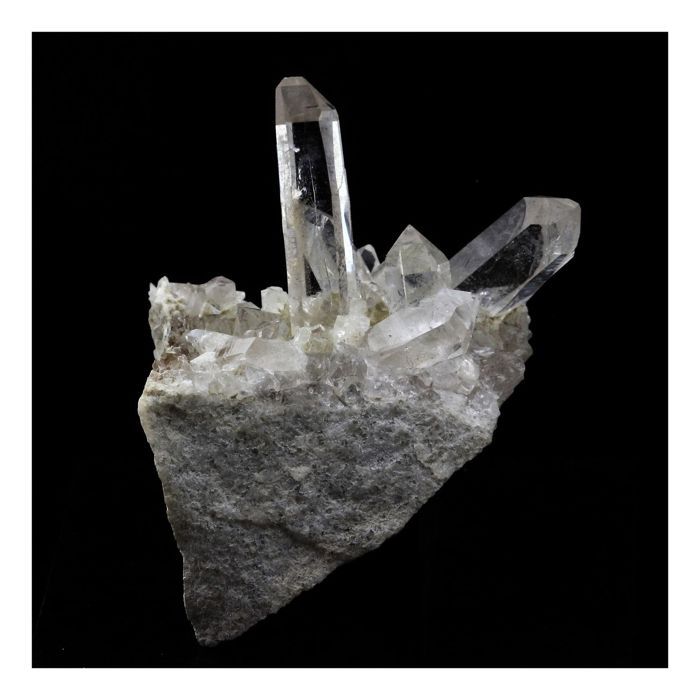 Pierres et Minéraux. Quartz. 130.0 ct. Plan du Lac, Oisans, Savoie, France.