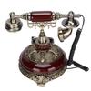 Королевский старинный телефон антикварный настольный дисковый телефон с проводным телефоном для домашнего офиса кафе бара