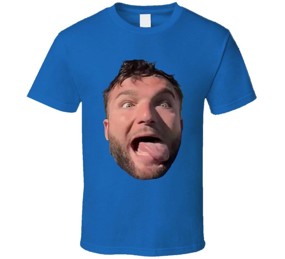 Cam Skattebo Tongue Out Big Head New York Football Fan T Shirt