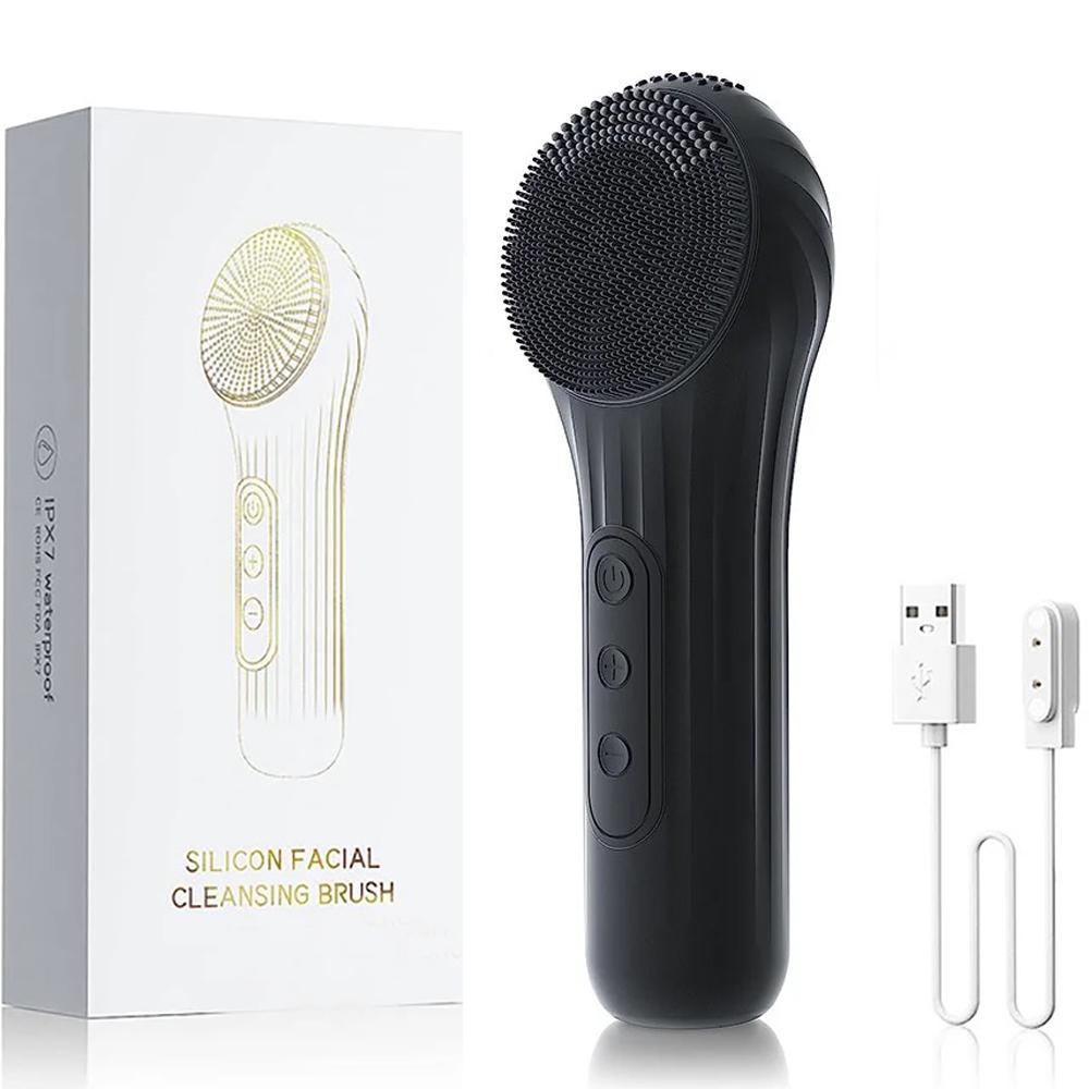 Sonic Waterproof Facial Cleansing Brush for Men & Women Rechargeable Deep Cleaning Exfoliating Electric Face Cleanser Brushes
