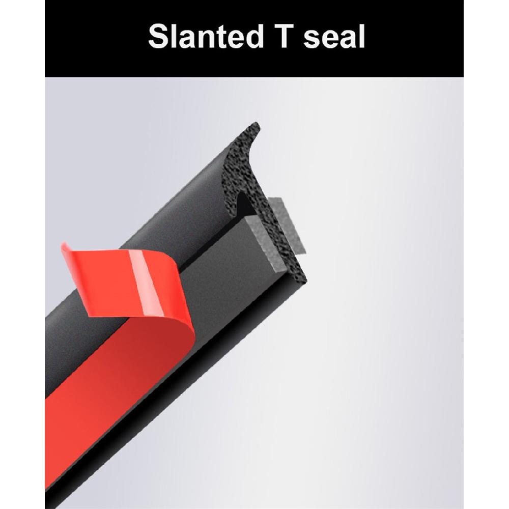 5M Наклонная Т-образная уплотнительная лента Автомобильная фара Бампер Губа Крыло Резиновый уплотнитель