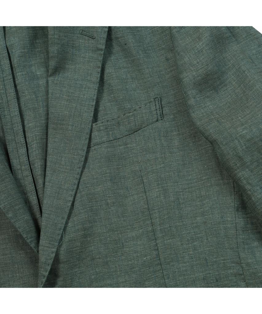 Brentwood [Selection] 100% Linen Solid Jacket Brjcm26831Khx