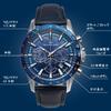 Часы Clock House Business Casual Solar Chronograph с синим кожаным ремешком для мужчин MBC1003-BL2B
