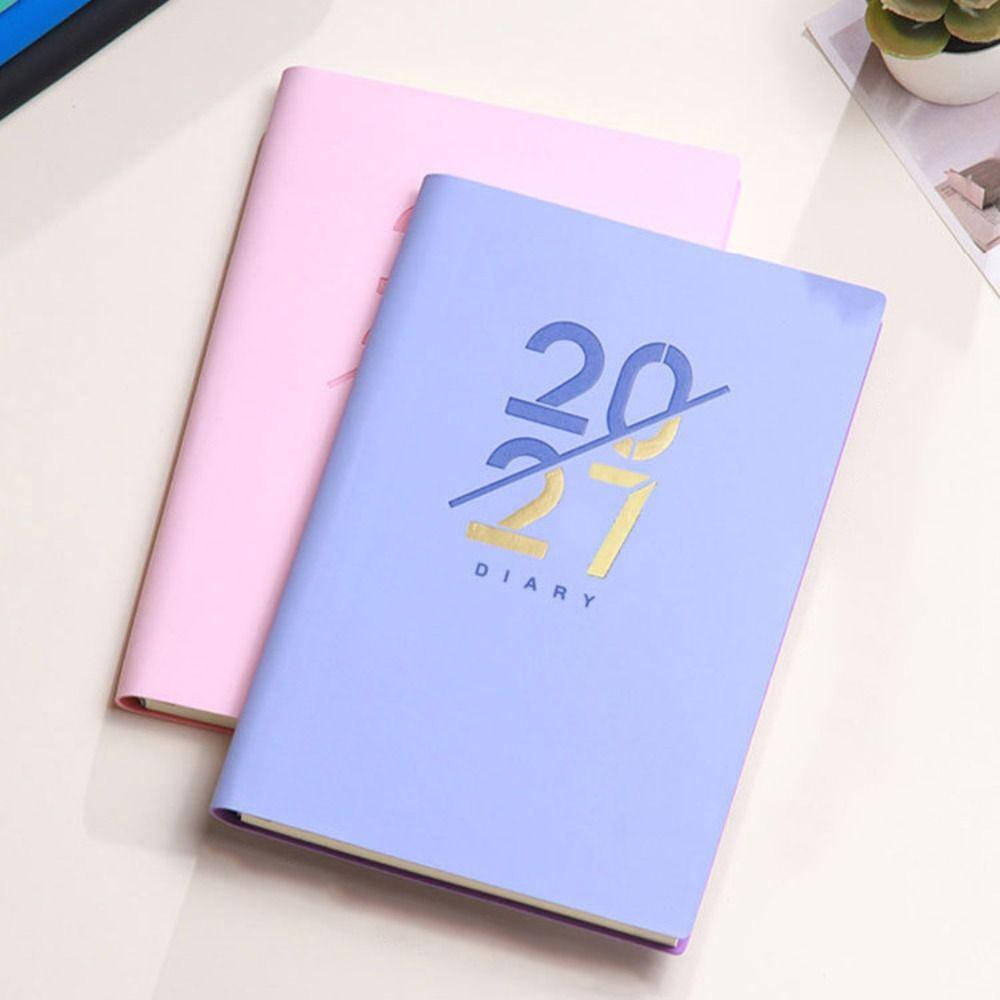12 Months 2027 Schedule Planner Notepad Wear-resistant To-do List Notebook  Travel