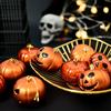 3pcs Spooky Halloween Pumpkin Hangings Ball Plastic Halloween Tree Decorations  Ghost Festival